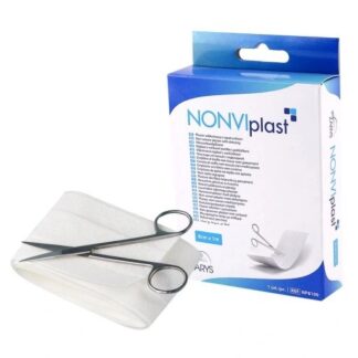 Plaster włókninowy do cięcia z opatrunkiem ZARYS 8 cm x 1 m