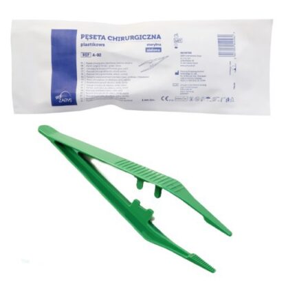 Pęseta chirurgiczna sterylna ZARYS 13 cm