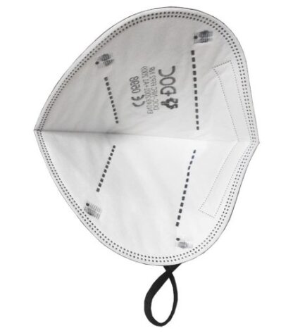 Maska FFP2 5-warstwowa czarna DOC - 50 szt.