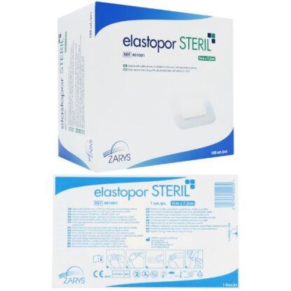 Opatrunek z wkładem chłonnym ZARYS Elastopor Steril 5 cm x 7,2 cm 100 szt.