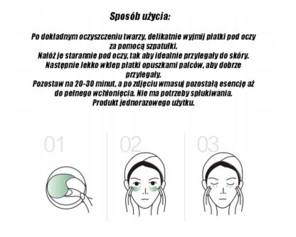 Hydrożelowe Płatki Pod Oczy z Ekstraktem z Sakury i Niacynamidem