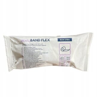 Bandaż elastyczny, opaska tkana podtrzymująca elastoBand FLEX Zarys 8 cm x 4 m