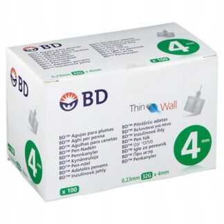 IGŁY DO PENÓW BD 0,23 mm 32G x 4 mm 100 szt