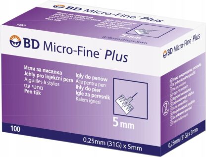 Igły do penów BD MICRO-FINE 31 g x 5 mm - 100 szt.