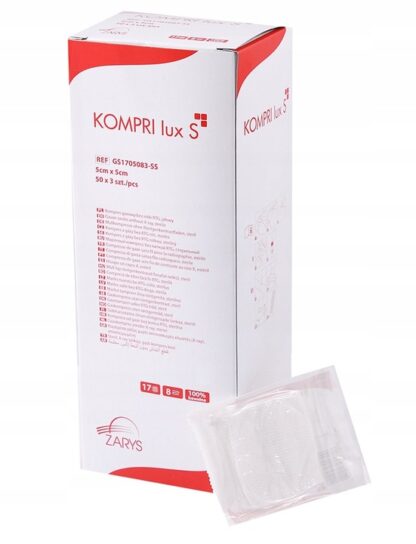 Kompresy gazowe jałowe Kompri Lux S 5 x 5 cm 150 szt.