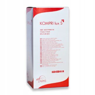 Kompresy gazowe jałowe Kompri Lux S 7,5 x 7,5 cm 150 szt.