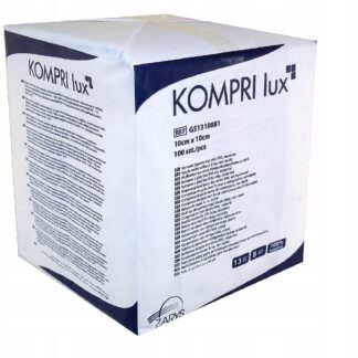 Kompresy gazowe niejałowe Kompri Lux 10 cm x 10 cm 13 nitek 8 warstw 100 szt.