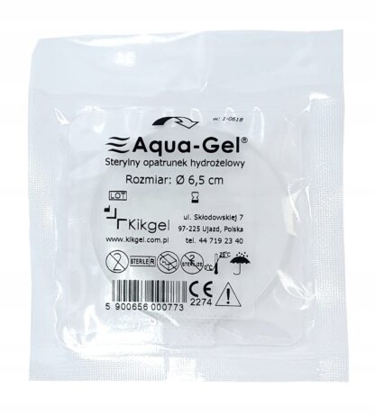 Opatrunek hydrożelowy AQUA GEL Ø 6,5 cm