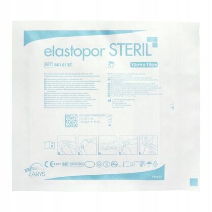 Opatrunek z wkładem chłonnym ZARYS Elastopor Steril 10 cm x 10 cm 30 szt.