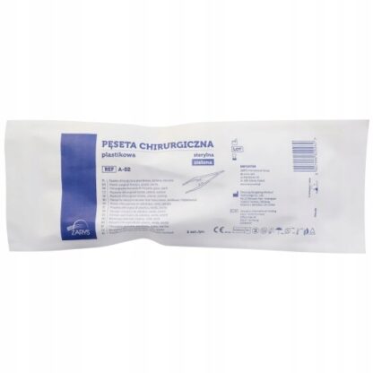 Pęseta chirurgiczna sterylna ZARYS 13 cm