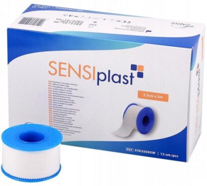 Przylepiec tkaninowy na rolce SENSIplast 2,5 cm x 5 m - 1 szt