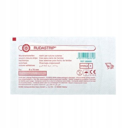 Paski do zamykania ran RUDASTRIP 3 mm x 75 mm 5 szt.