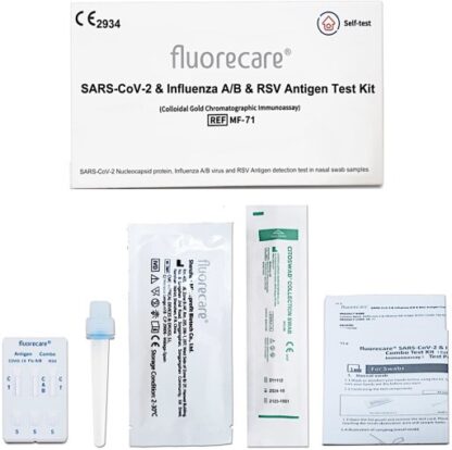 Test Covid-19, grypa A/B, RSV, FLUORECARE combo 4 w 1