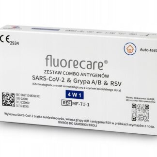 Test Covid-19, grypa A/B, RSV, FLUORECARE combo 4 w 1
