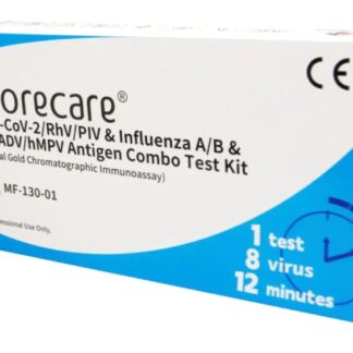 Test Combo 8 w 1 FLUORECARE na obecność wirusa grypy typu A/B, RSV, SARS-CoV-19, RhV, PIV, ADV oraz hMPV