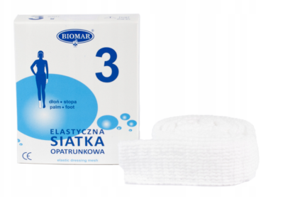 Elastyczna siatka opatrunkowa nr 3 – 1 m | Biomar