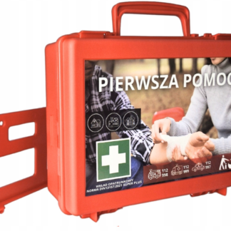 Apteczka do biura w opakowaniu z tworzywa AZP - 7 DIN 13164 PLUS