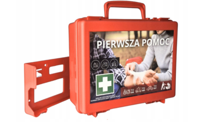 Apteczka do biura w opakowaniu z tworzywa AZP - 7 DIN 13164 PLUS