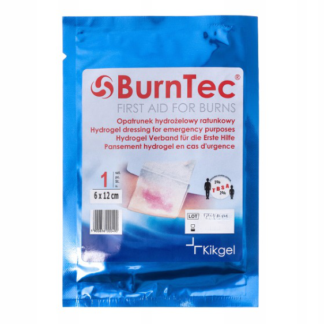 Opatrunek hydrożelowy ratunkowy BURNTEC 6 x 12 cm