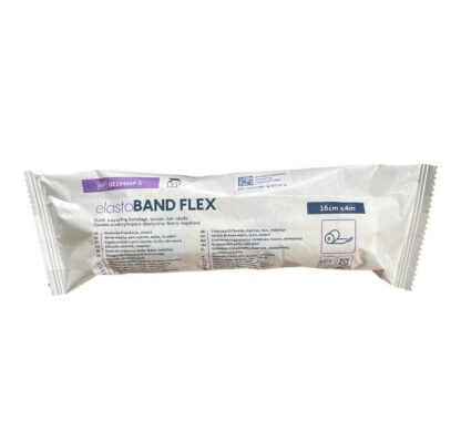 Bandaż elastyczny, opaska tkana podtrzymująca elastoBand FLEX Zarys 15 cm x 4 m