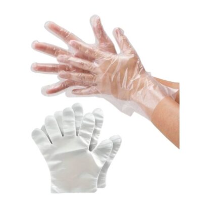 Rękawiczki, rękawice foliowe HDPE M/L mocne - 100 szt.